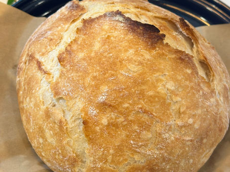No Knead Crusty Bread
