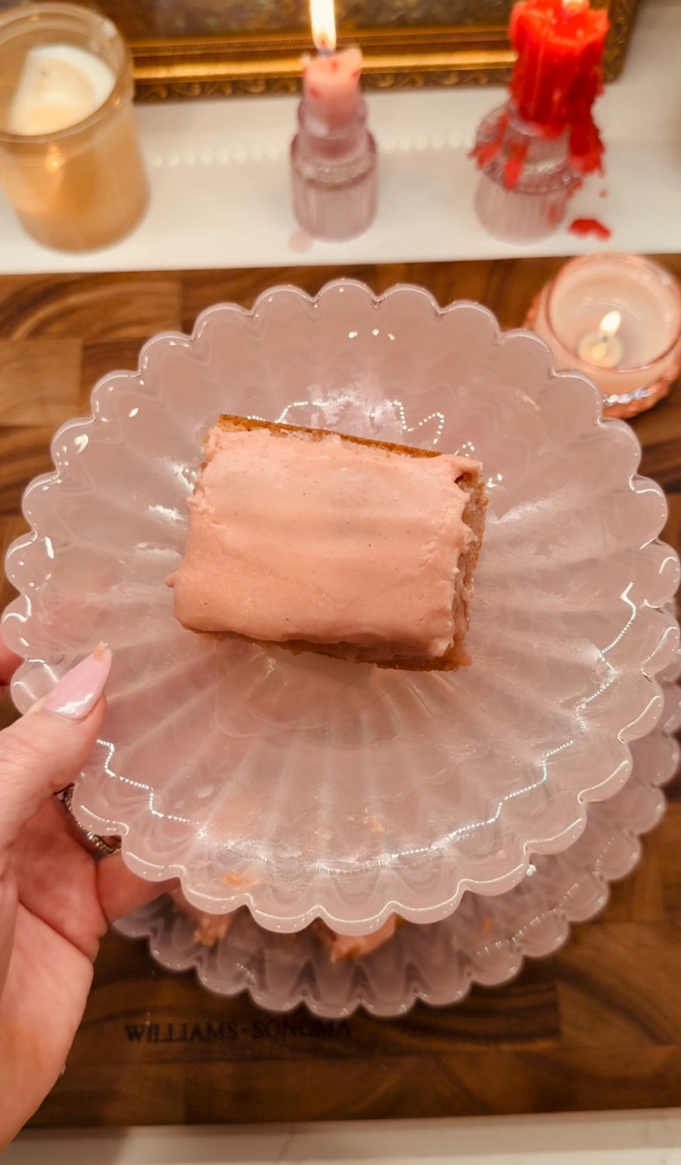 Strawberry Blush Brownies