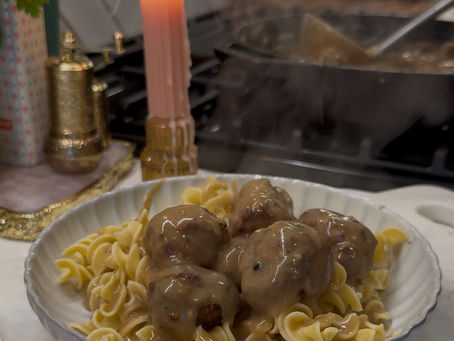 Divine Swedish Meatballs + Gravy