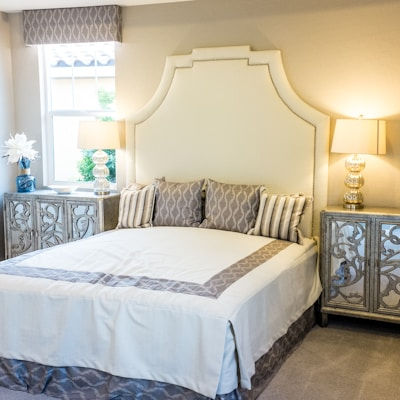 Midnight Velvet Bed Base - Product View