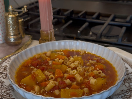 Fall Minestrone With Butternut Squash