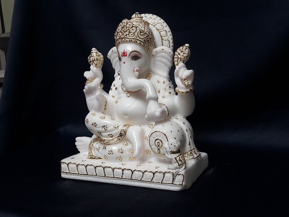 Thumbnail: Ganesha Marble Statue