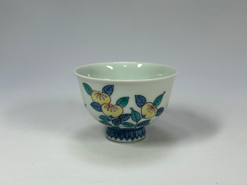 専用　中国清時代　徳化窯煎茶碗4客　口径7.8㎝　東Y6-1118☆2Fトヒコ 十四代今右衛門】錦橘絵煎茶碗揃（5客） | 肥前光邦商店