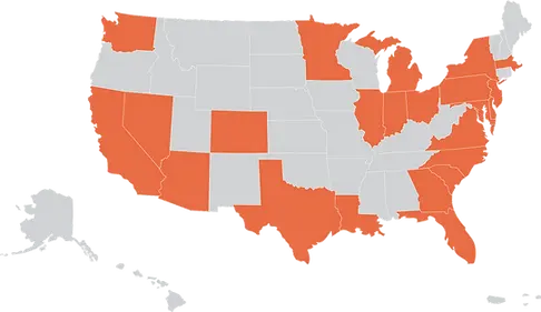 District Cover Eligible States