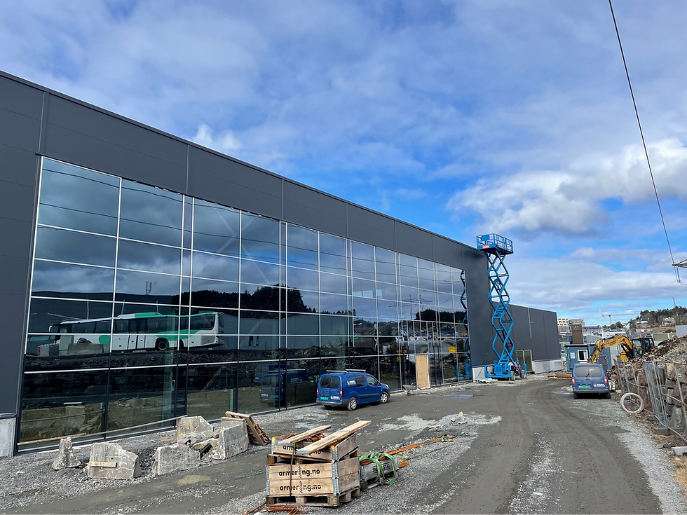 Ledig butikklokale og lager i nybygg ved Sotra Arena