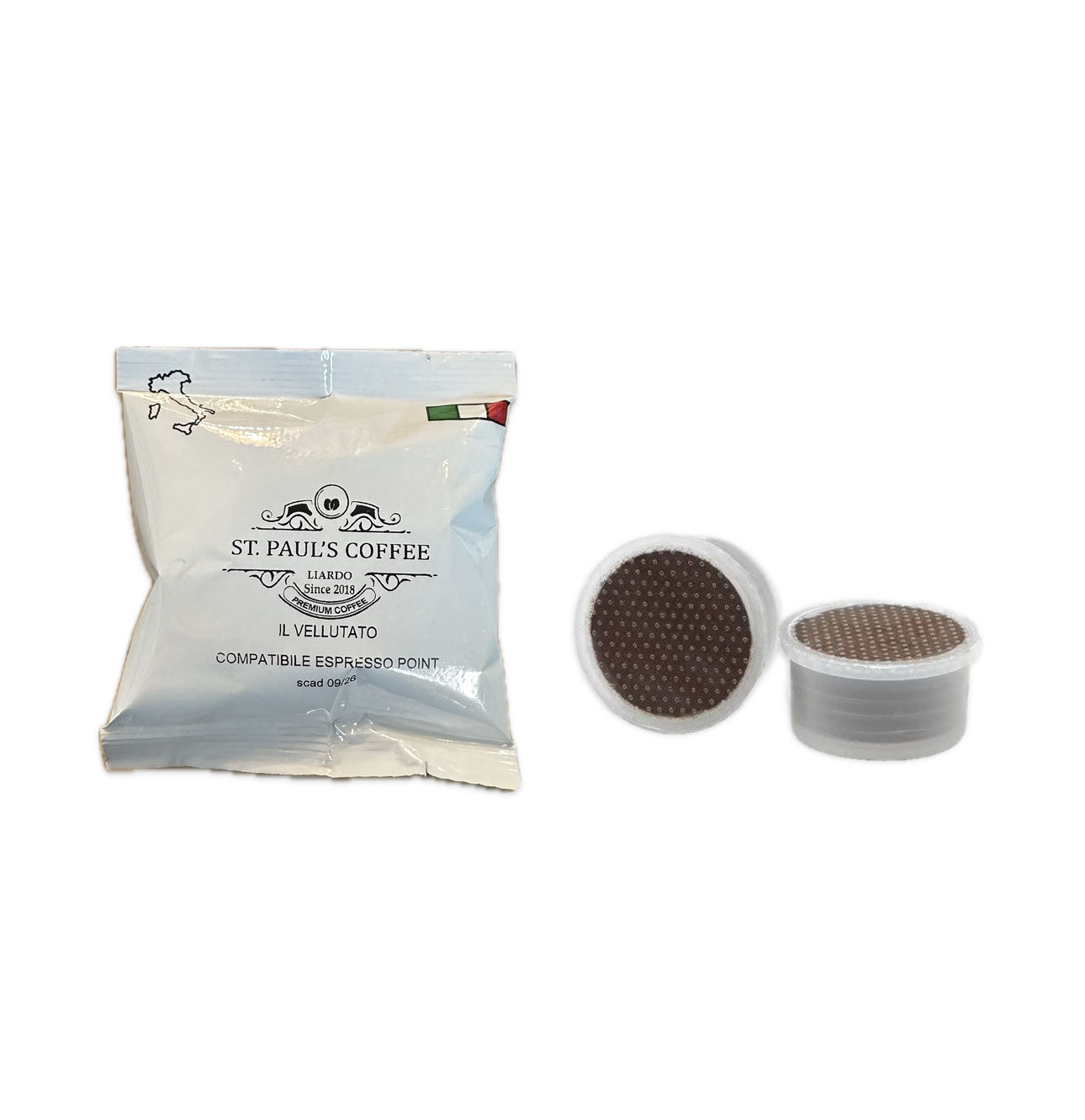 Caffè St.Paul’s compatibile circuiti ESSE miscela bianca ” Dolce e Vellutata"