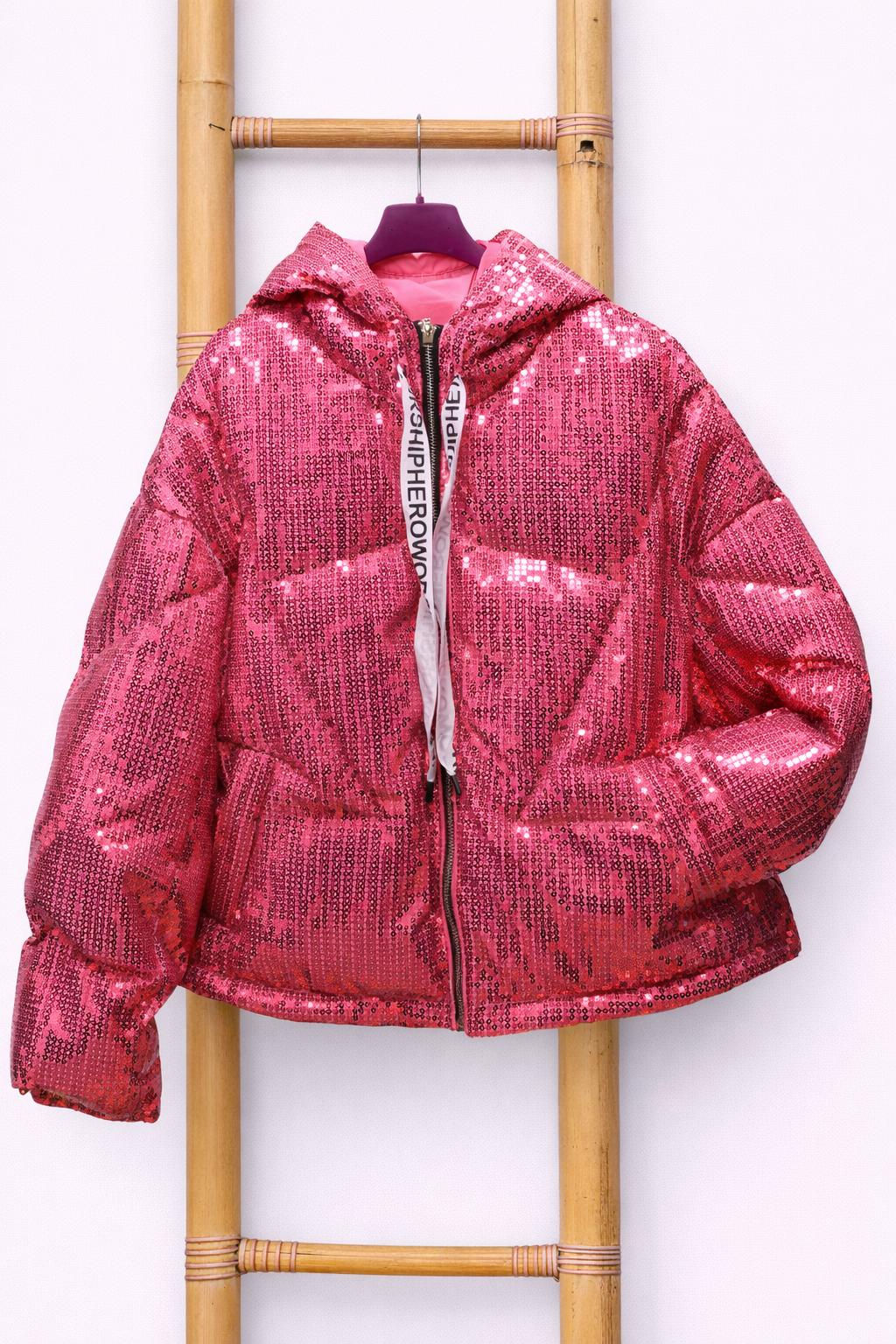 Giubbotto piumino pink