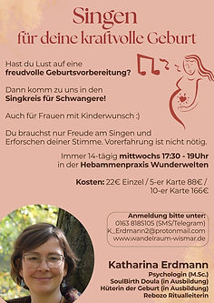 Singkreis für Schwangere und Frauen mit Kinderwunsch
