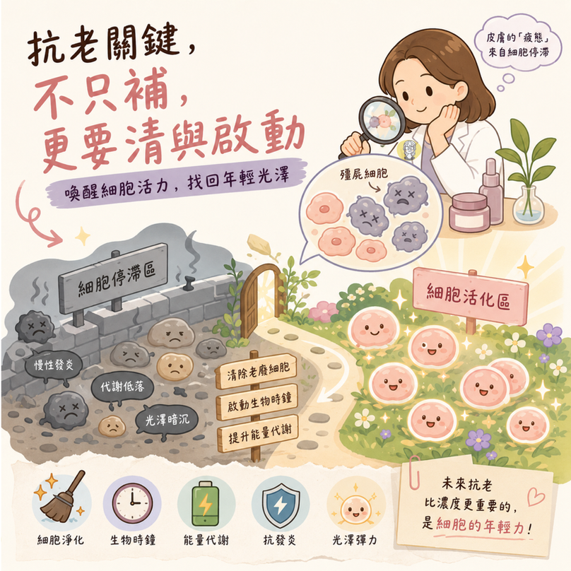 當保養遇到肌膚殭屍細胞?改寫肌膚生物學劇本的最新保養科學