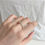 Thumbnail: Miya Gold Plated Heart Gold Ring