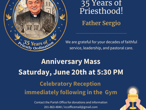 Father Sergio's Priesthood Anniversary
