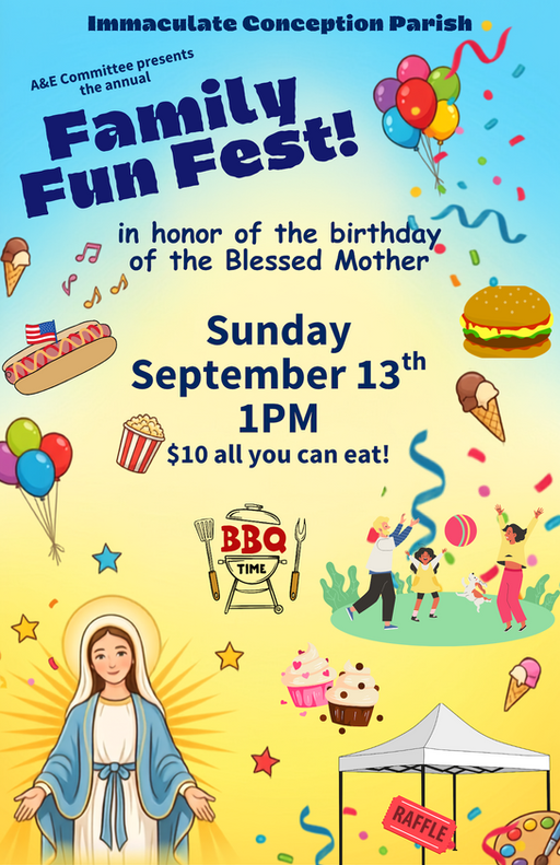 Annual Parish Fest! Save the Date!