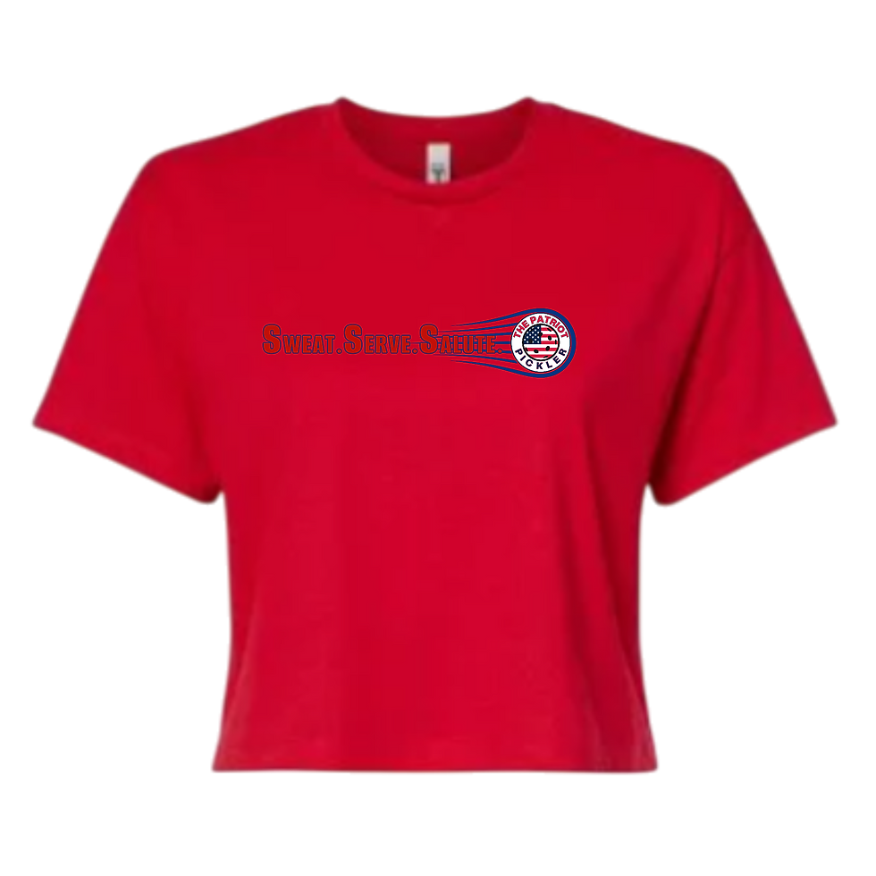 Thumbnail: Women’s Crop Top Sweat. Serve. Salute.