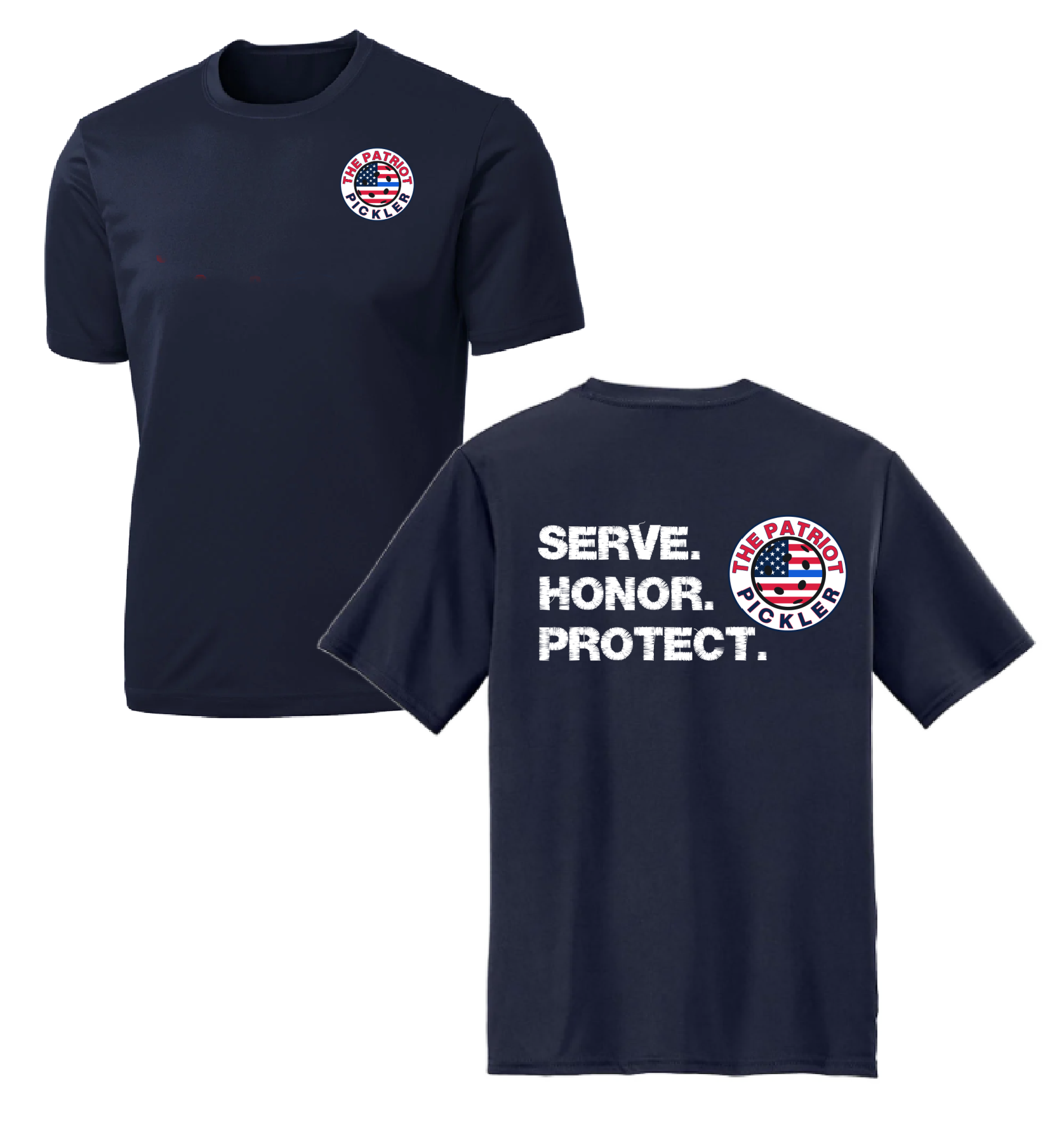 Police Blue Line - Serve. Honor. Protect. Performance Tee