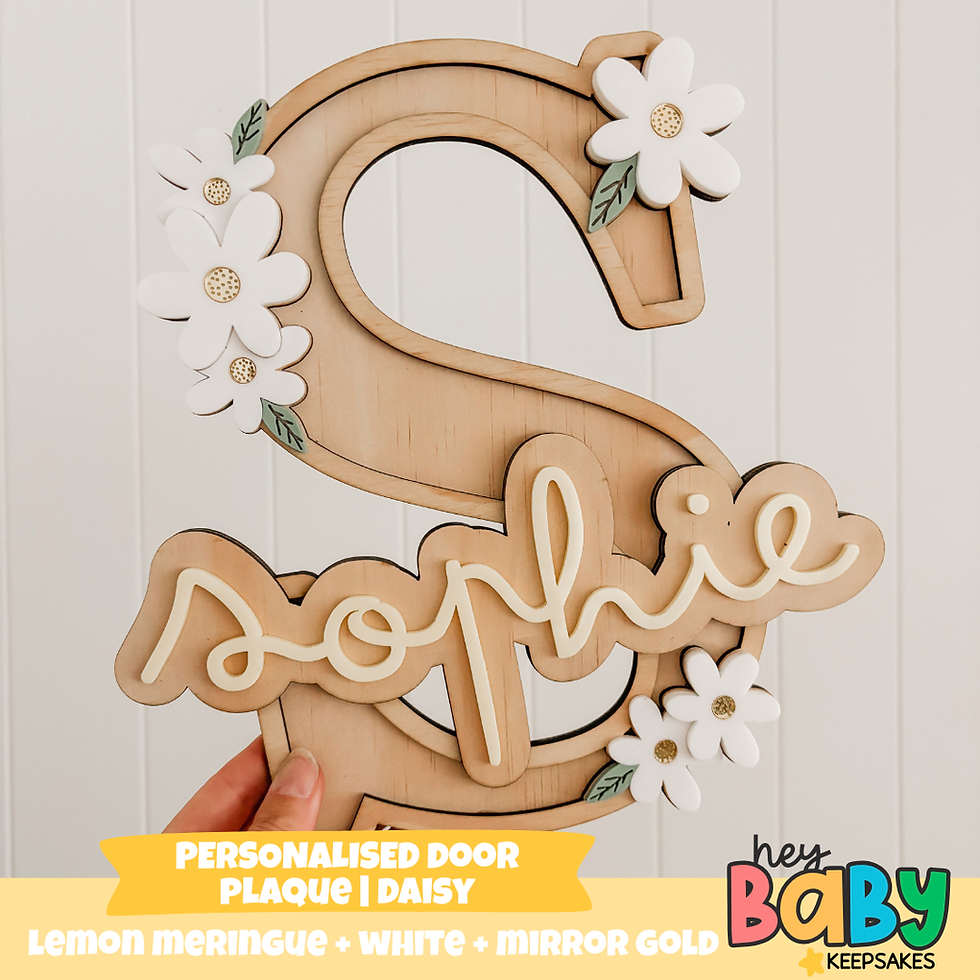 Thumbnail: Personalised Door Plaque | Daisy