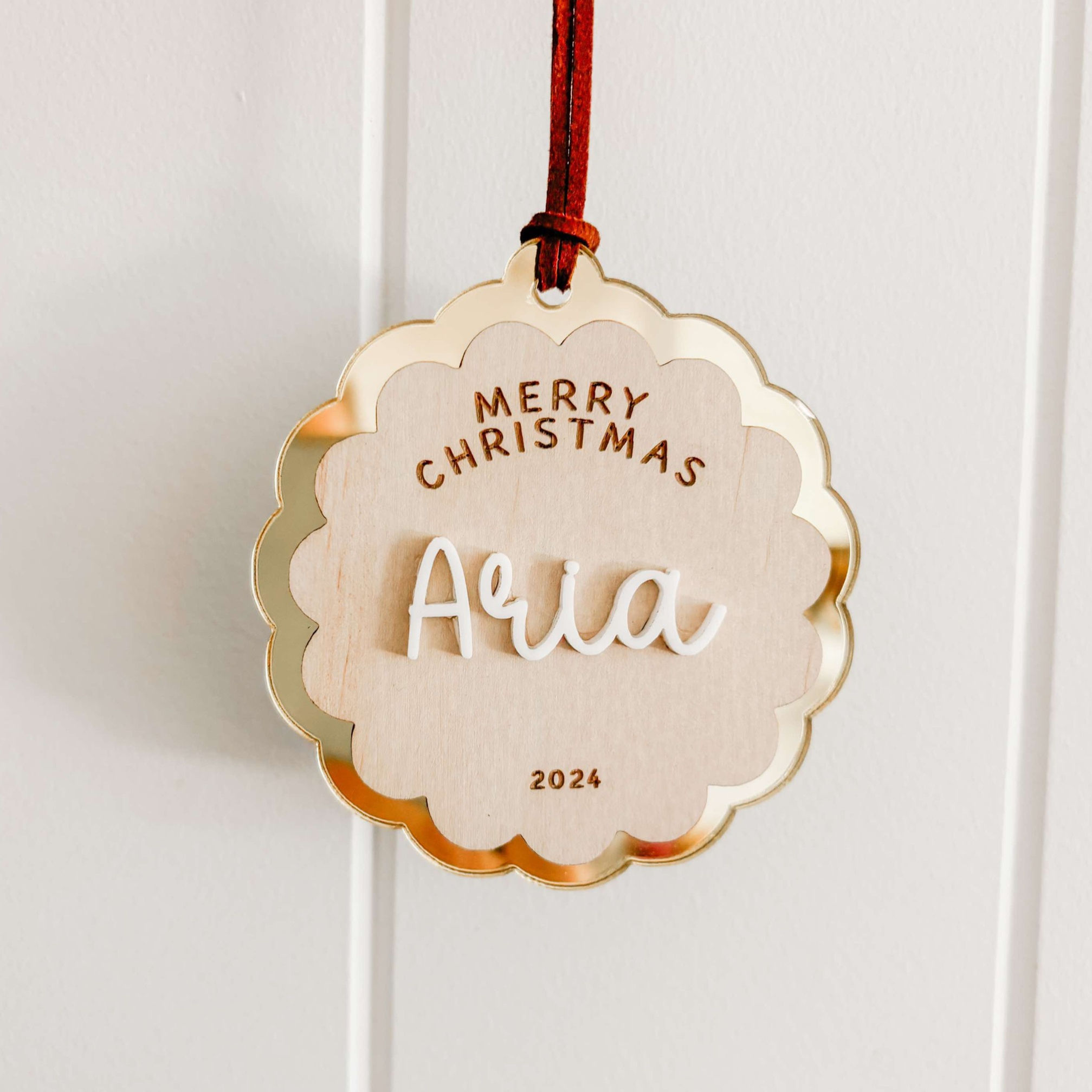 Personalised 'Merry Christmas' Ornament