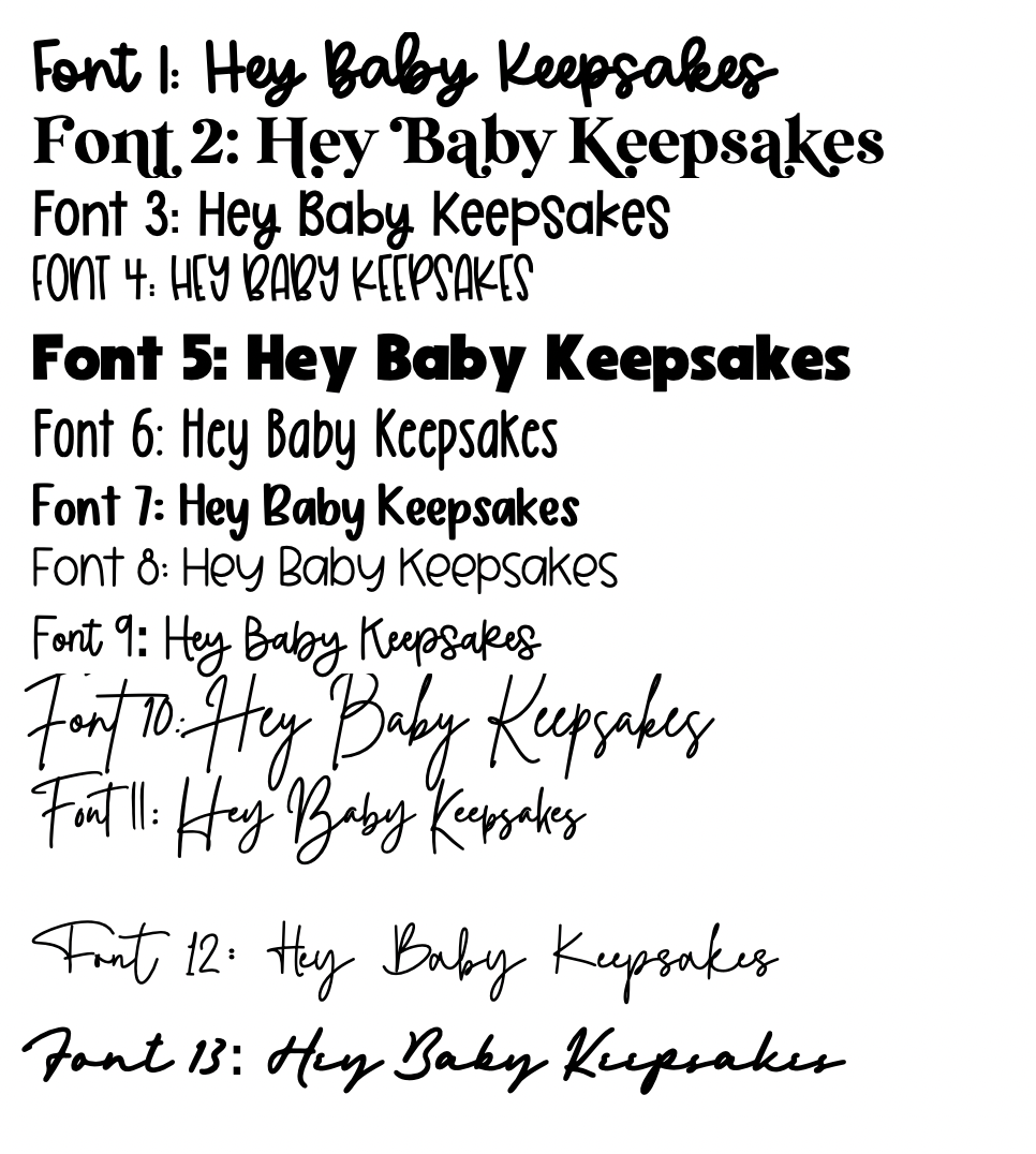 Thumbnail: Single Layer Name Plaque