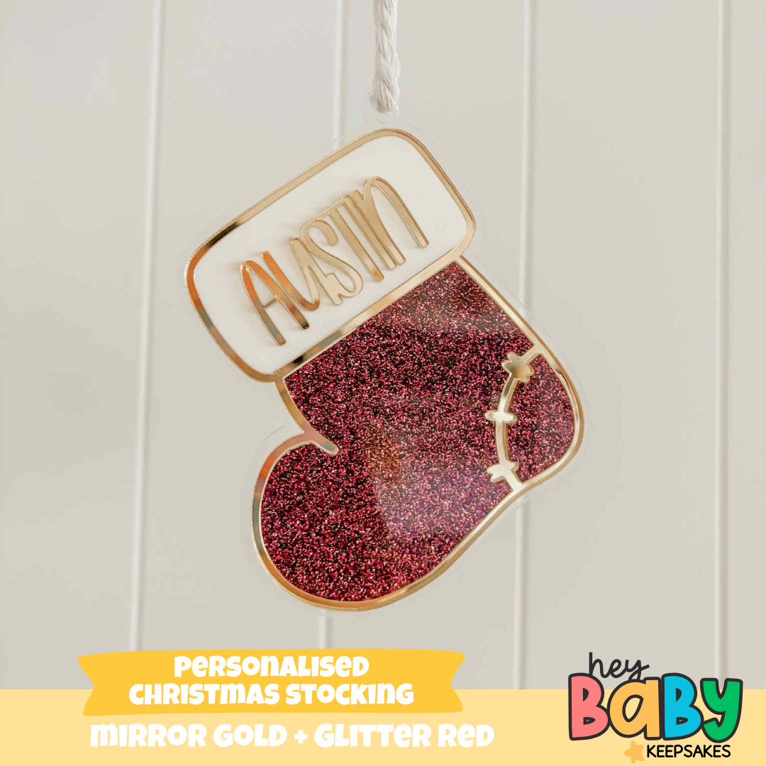 Personalised Christmas Stocking Ornament
