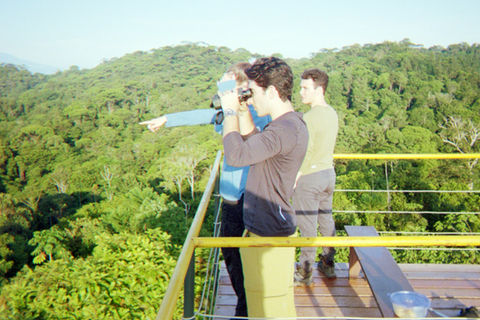 Go Tico! Costa Rica customers enjoying a guided bird watching tour in Costa Rica's rich biodiversity