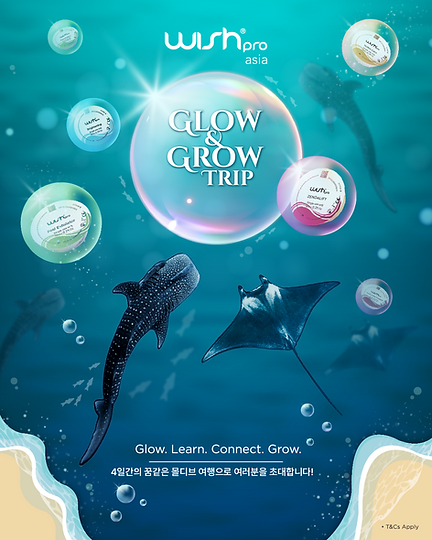 위시프로 Glow&Grow Trip으로 여러분을 초대합니다!
