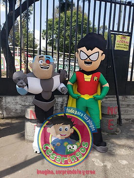 Animación infantil Jóvenes Titanes en Acción.