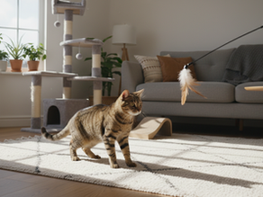 How to Keep Your Indoor Cat Happy Active and Engaged at Home