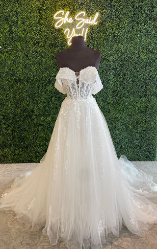 chinese dress ladies Lavish Lace & Sequin Gown – GALINA COUTURE main image 1