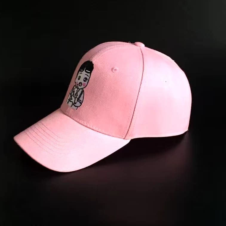 Thumbnail: Women's Cute girl Baseball Cap Vintage Washed Adjustable Funny Hat Pink