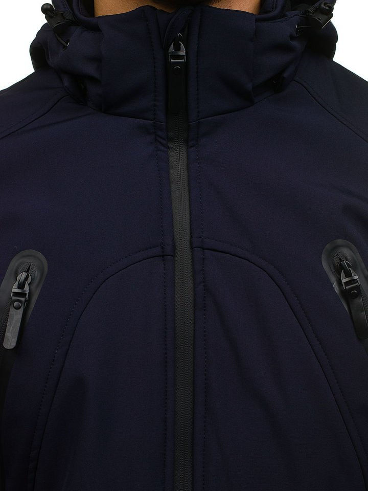 Thumbnail: Men's Lightweight Softshell Coat Sportswear Zipper Windbreaker Bomber Jacket