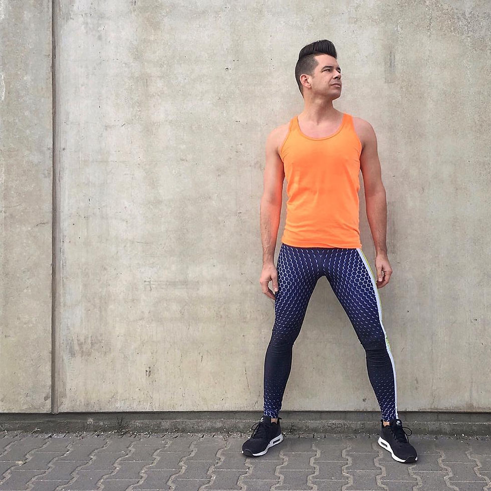 Thumbnail: Men’s Leggings Compression Pants Sports Base layer Workout Running Active Tights