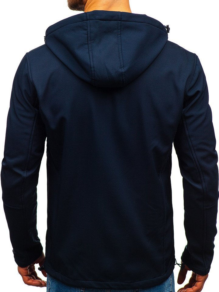 Thumbnail: Men's Softshell Jacket Fleece Lined Waterproof Lightweight Hooded Coat