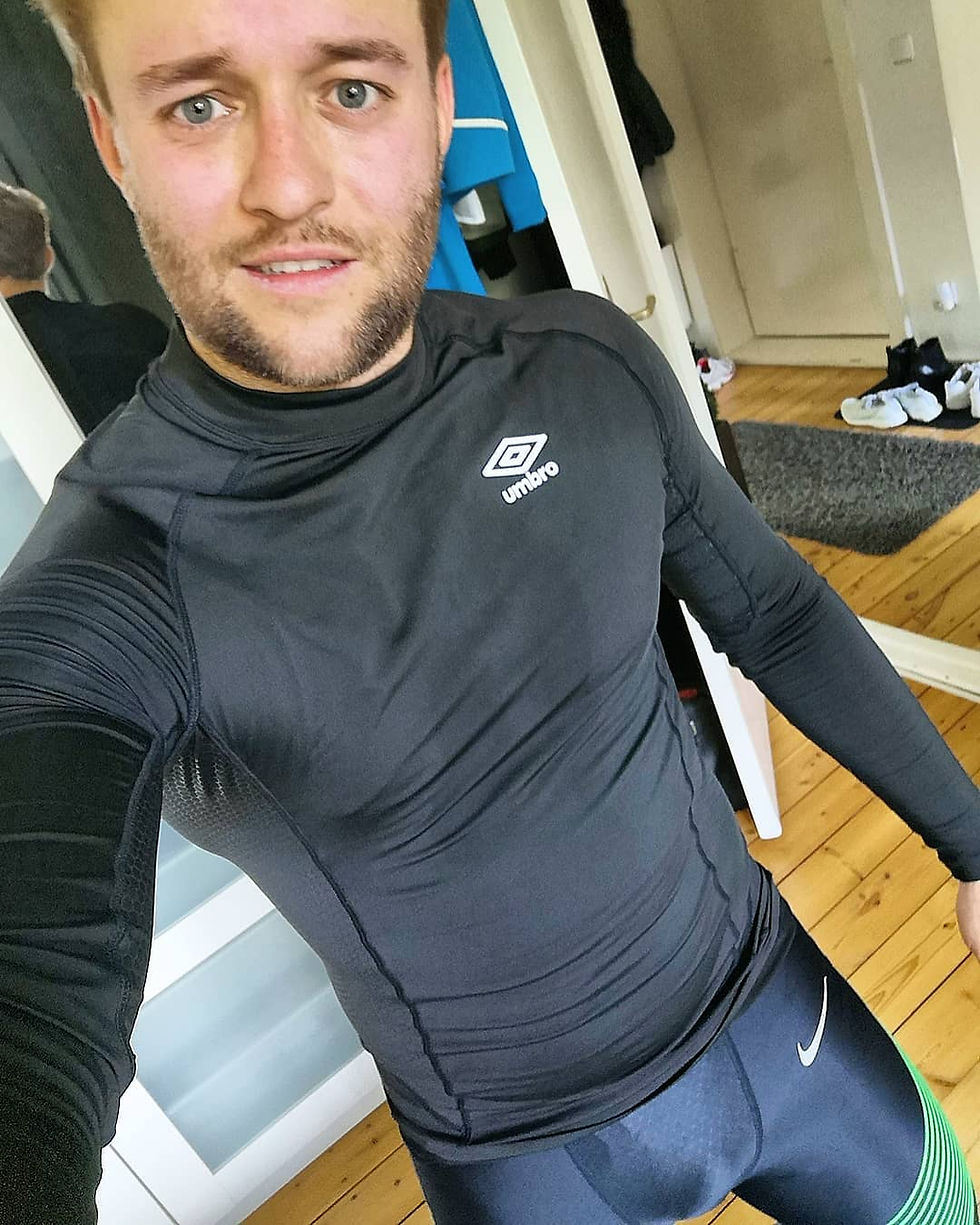 Thumbnail: Men's Workout Running Pants Quick Dry Athletic Performance Pants Black