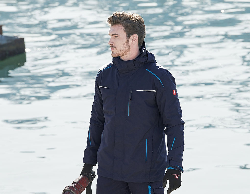 Thumbnail: Men's Waterproof 3 in 1 Ski Jacket Puffer Winter Coat Detachable Liner