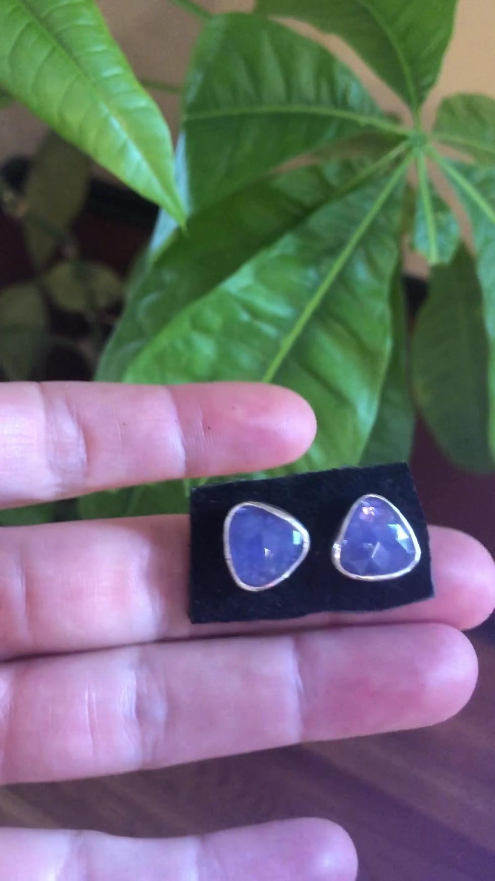 Thumbnail: Vikse Designs Tanzanite Stud Earrings