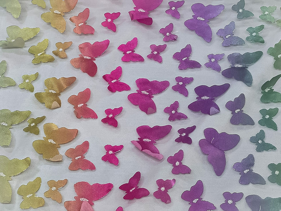Miniatura: Tul Mariposa Arcoiris