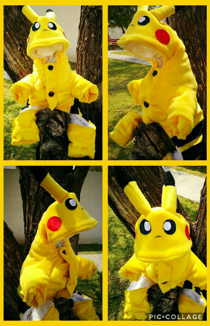 Disfraz de Pikachu para perro