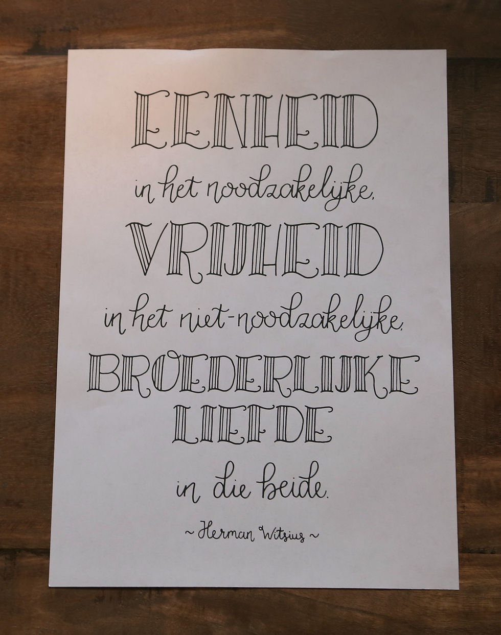 P01 wit - Eenheid in het noodzakelijke...