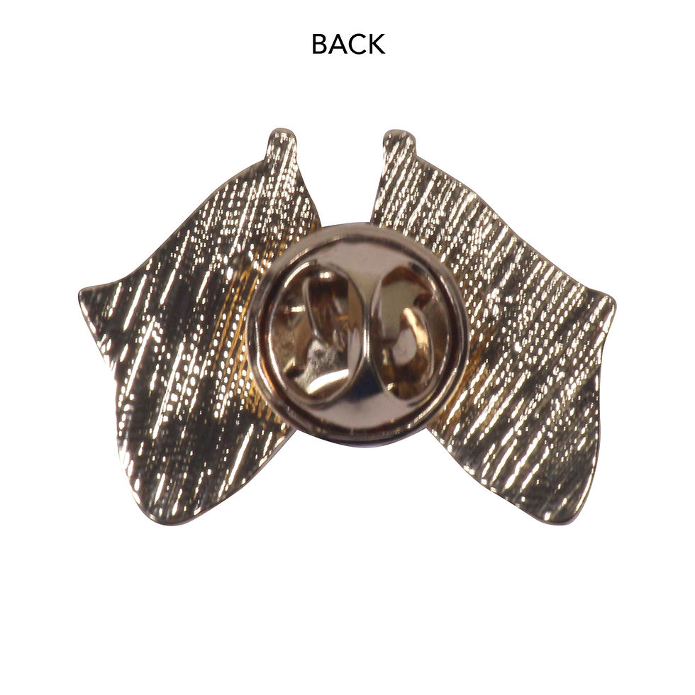 Thumbnail: Powered By Rainbows Logo Pin