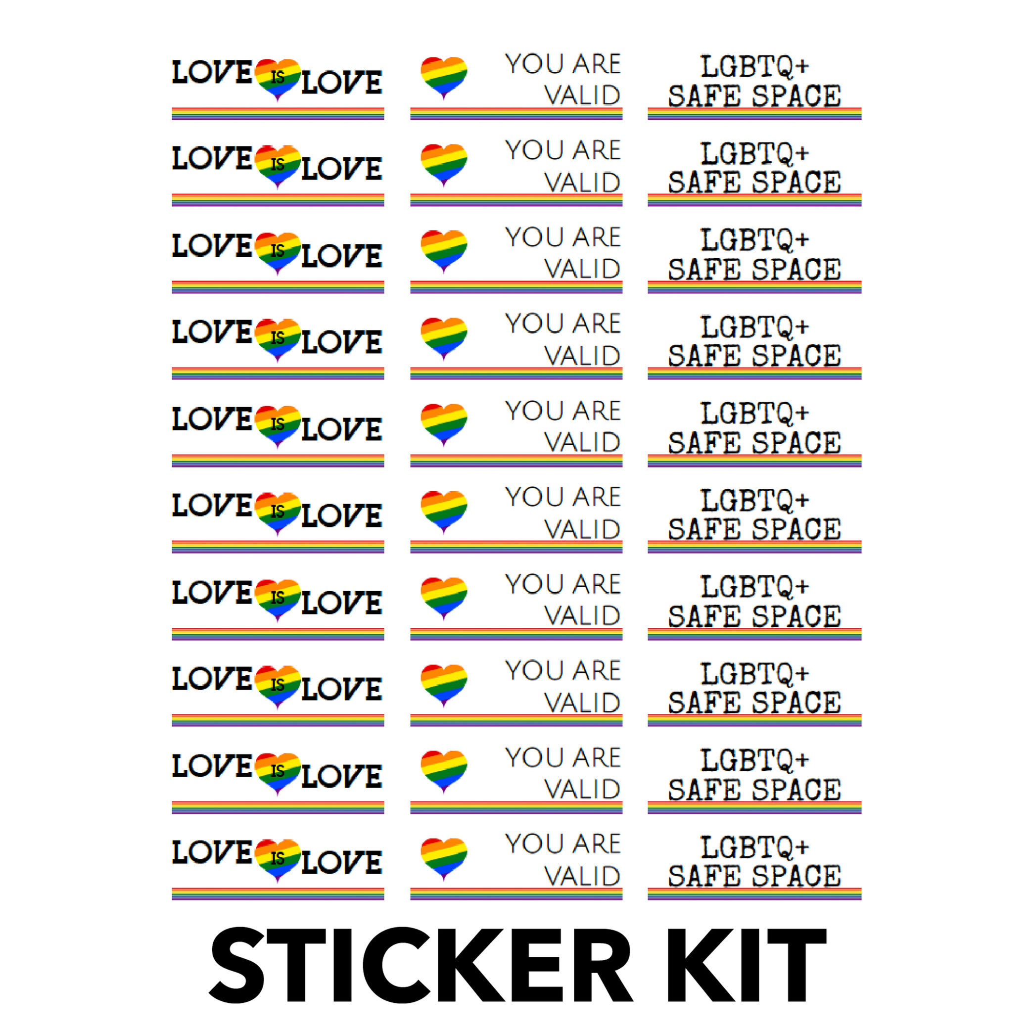 Affirming Sticker Kit