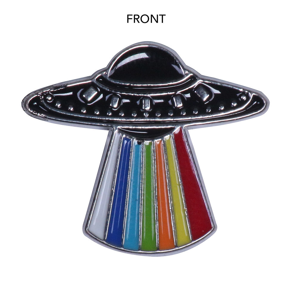Thumbnail: Rainbow UFO Pin