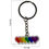 Thumbnail: 6 Rainbow Hearts Keychain