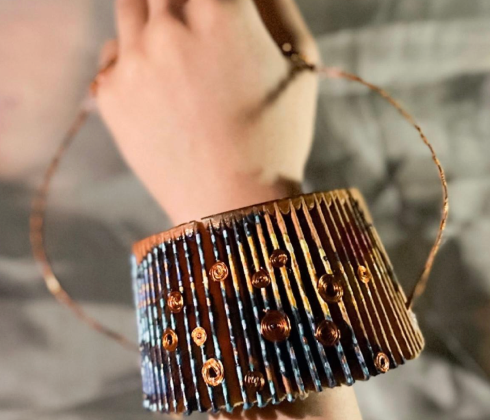 Artisan Copper Statement Cuff