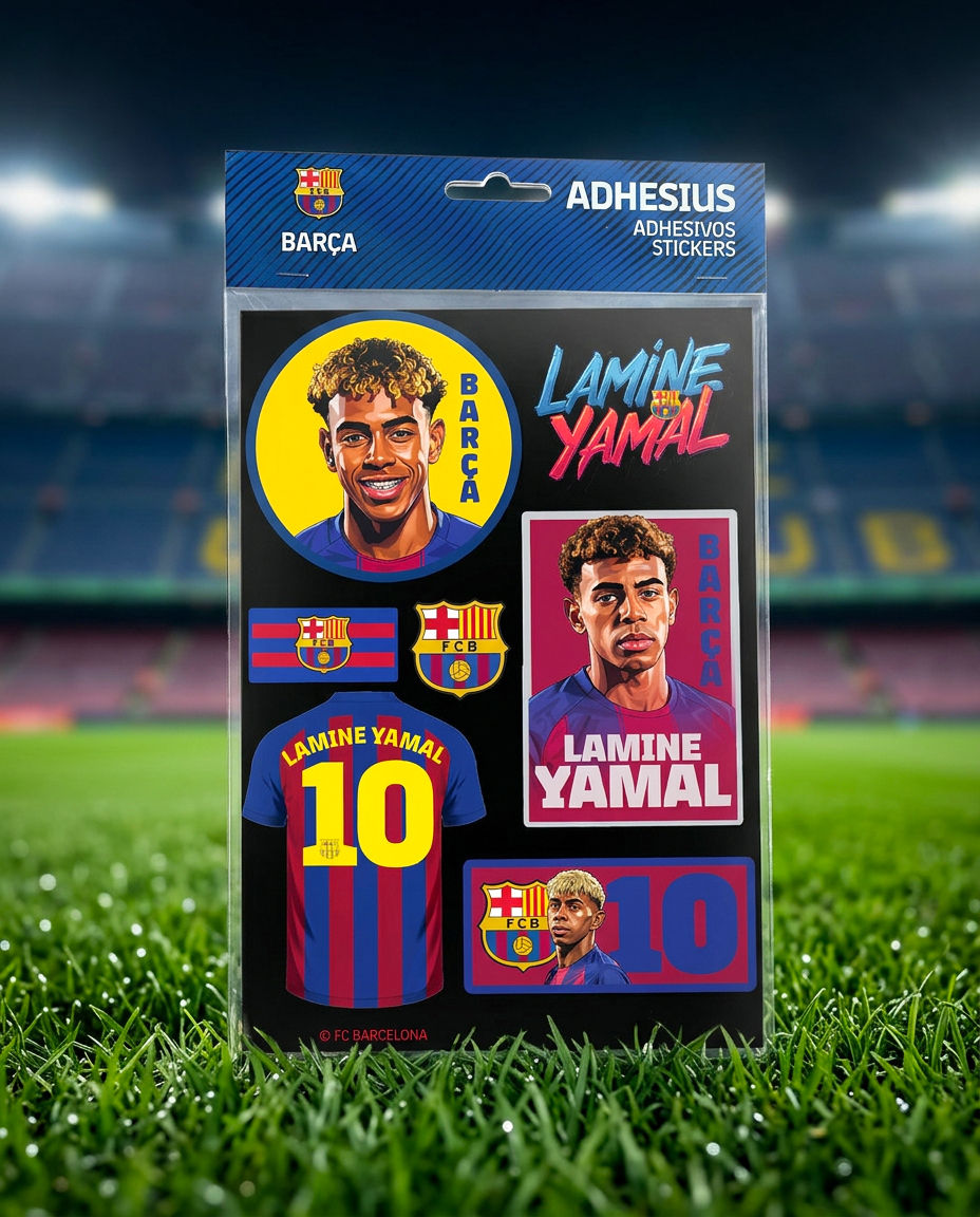 Miniatura: Lámina de adhesivos Barça Jugador