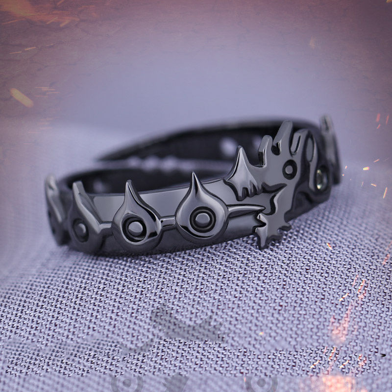 Thumbnail: Meliodas Ring Lord Of The Seven Deadly Sins Sins Of Wrath Silver Jewelry