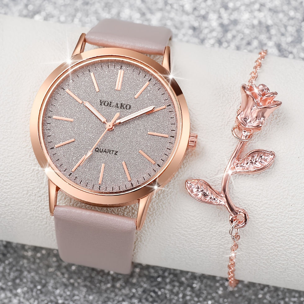 Miniatura: relógios de senhora com bracelete em pele PU brilhante