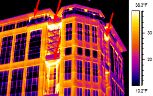Infrared Building Energy Loss
