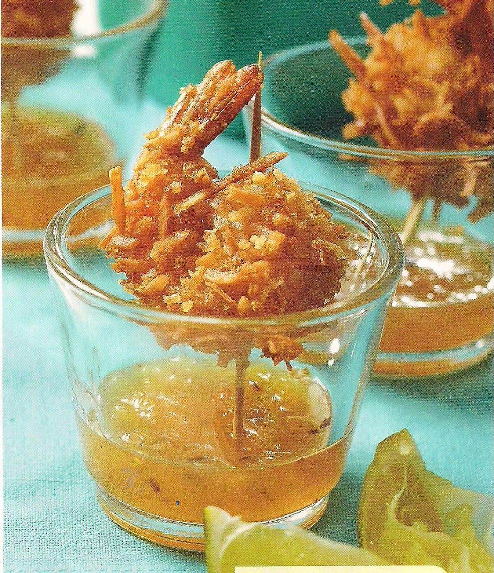 PINA COLADA SHRIMP CUPS