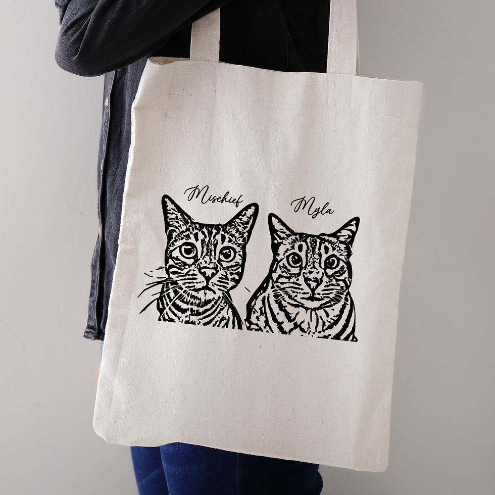 Thumbnail: Pet Drawing Tote Bag