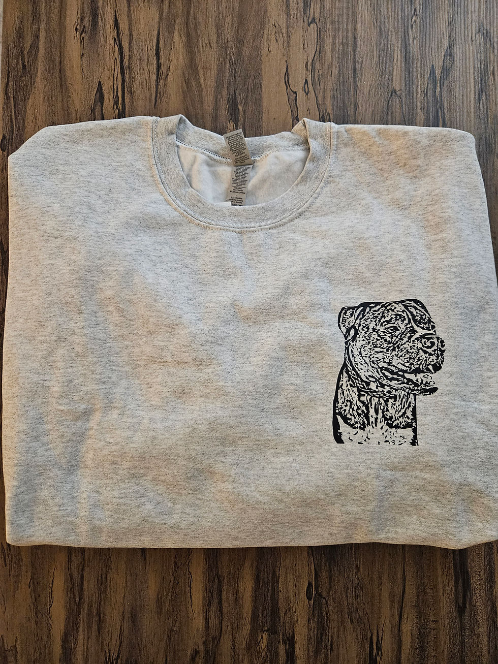 Thumbnail: Pet Drawing Crewneck Sweater