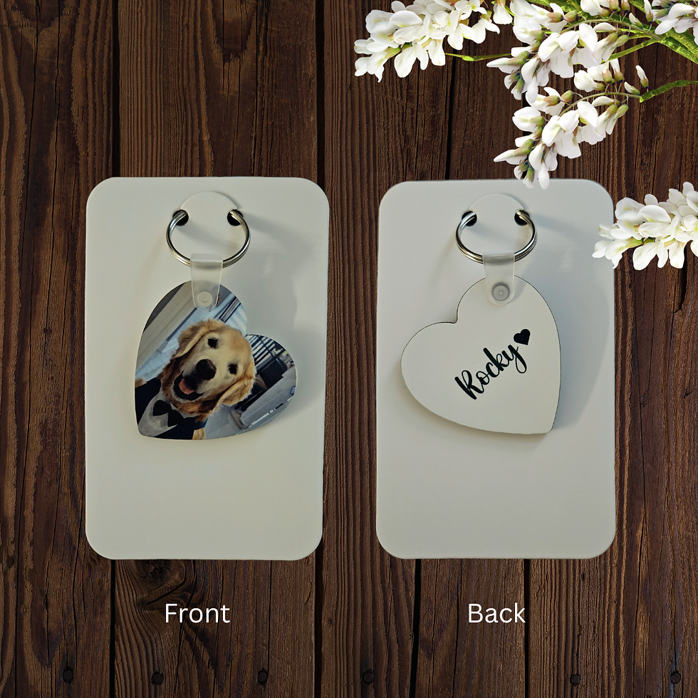 Thumbnail: Photo Heart Keychain